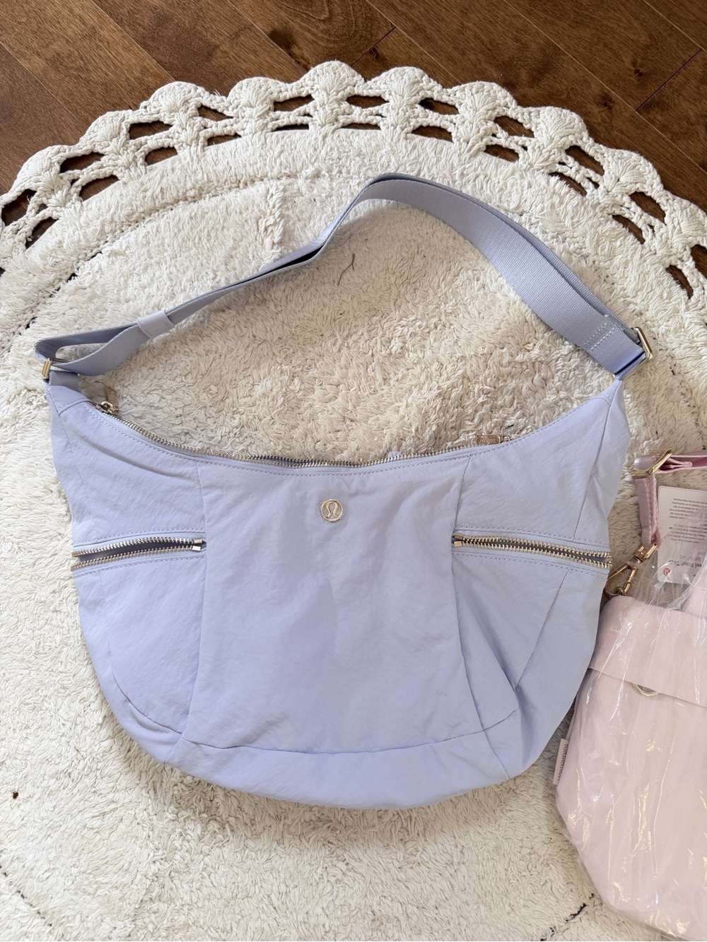 lululemon athletica Lavender Shoulder Hobo Bag